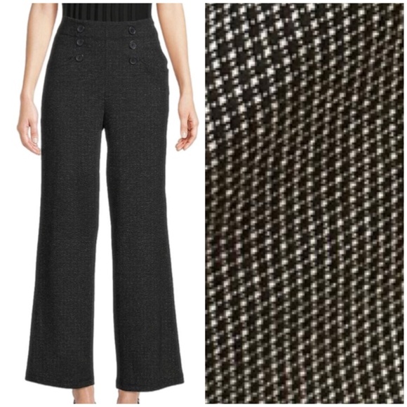 Max Studio/London Wide Leg Sailor Trousers (Size Small) NWT - Picture 1 of 15